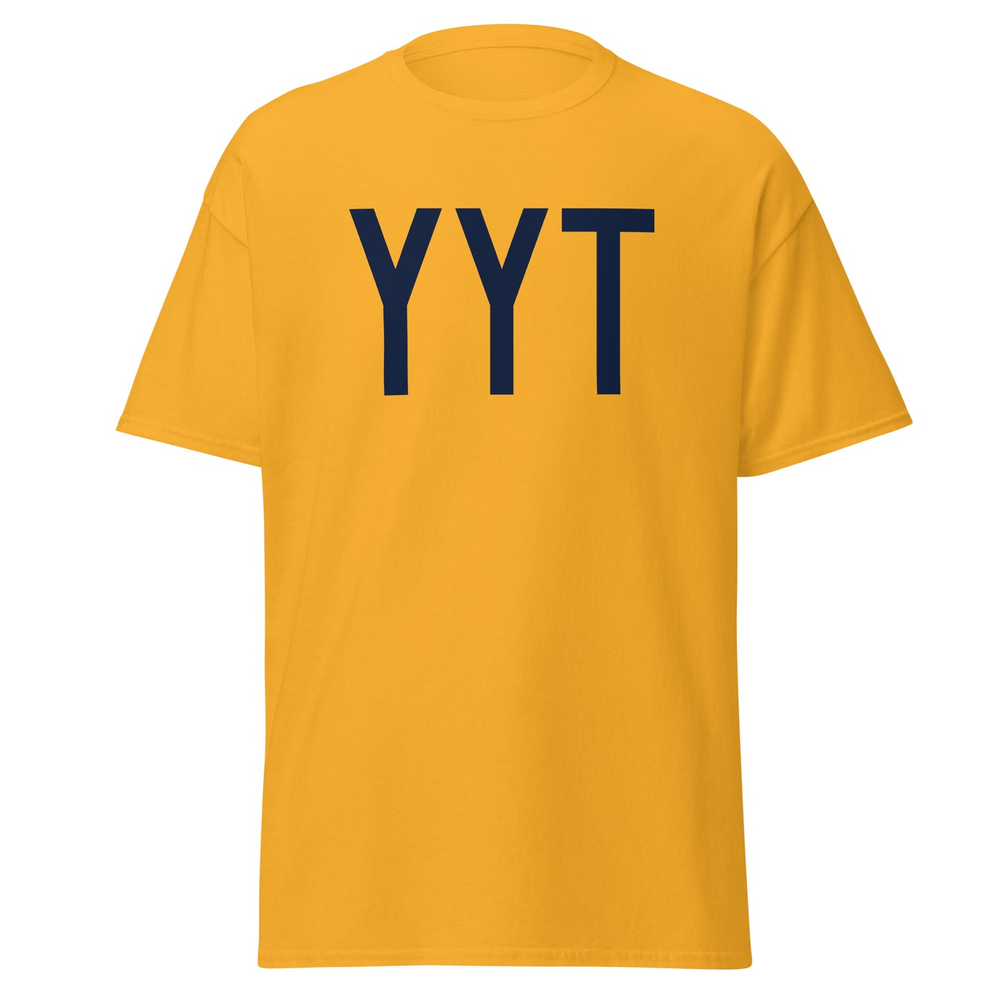 Aviation-Theme Men's T-Shirt - Navy Blue Graphic • YYT St. John's • YHM Designs - Image 05