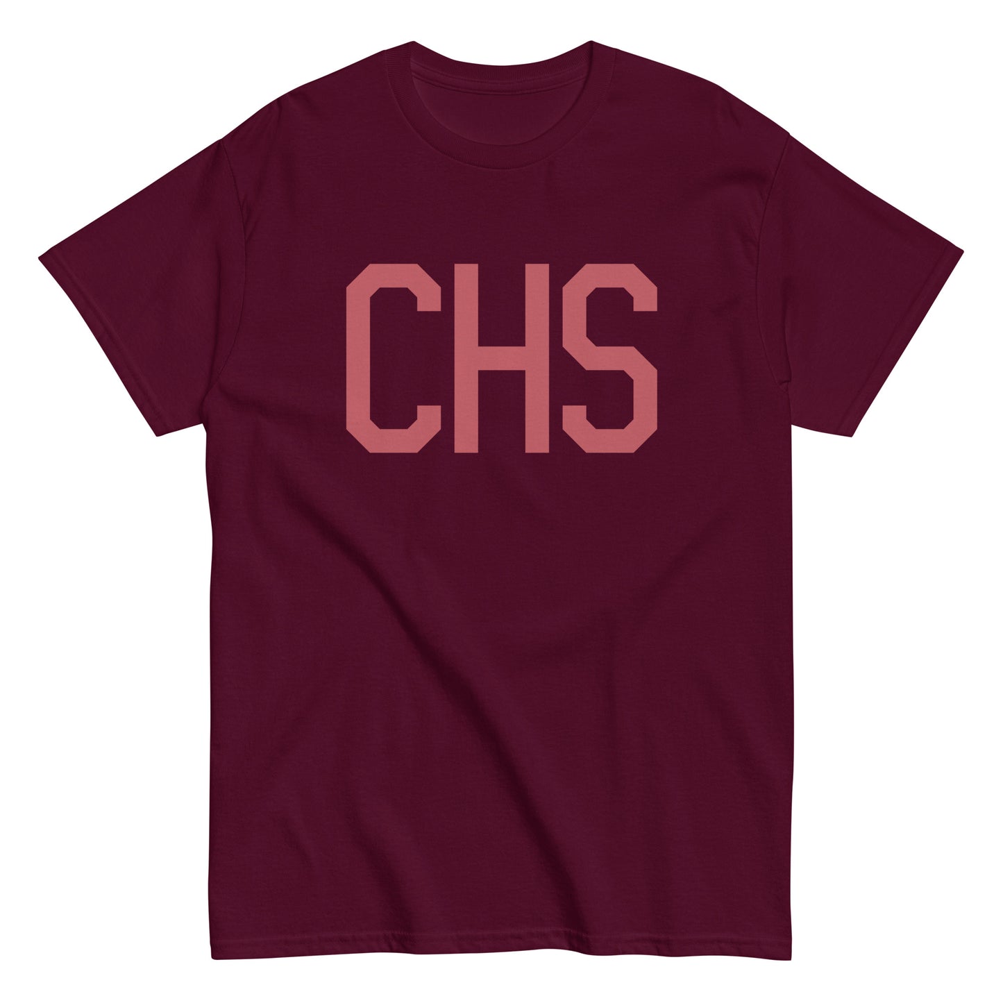 Aviation Enthusiast Men's Tee - Deep Pink Graphic • CHS Charleston • YHM Designs - Image 01