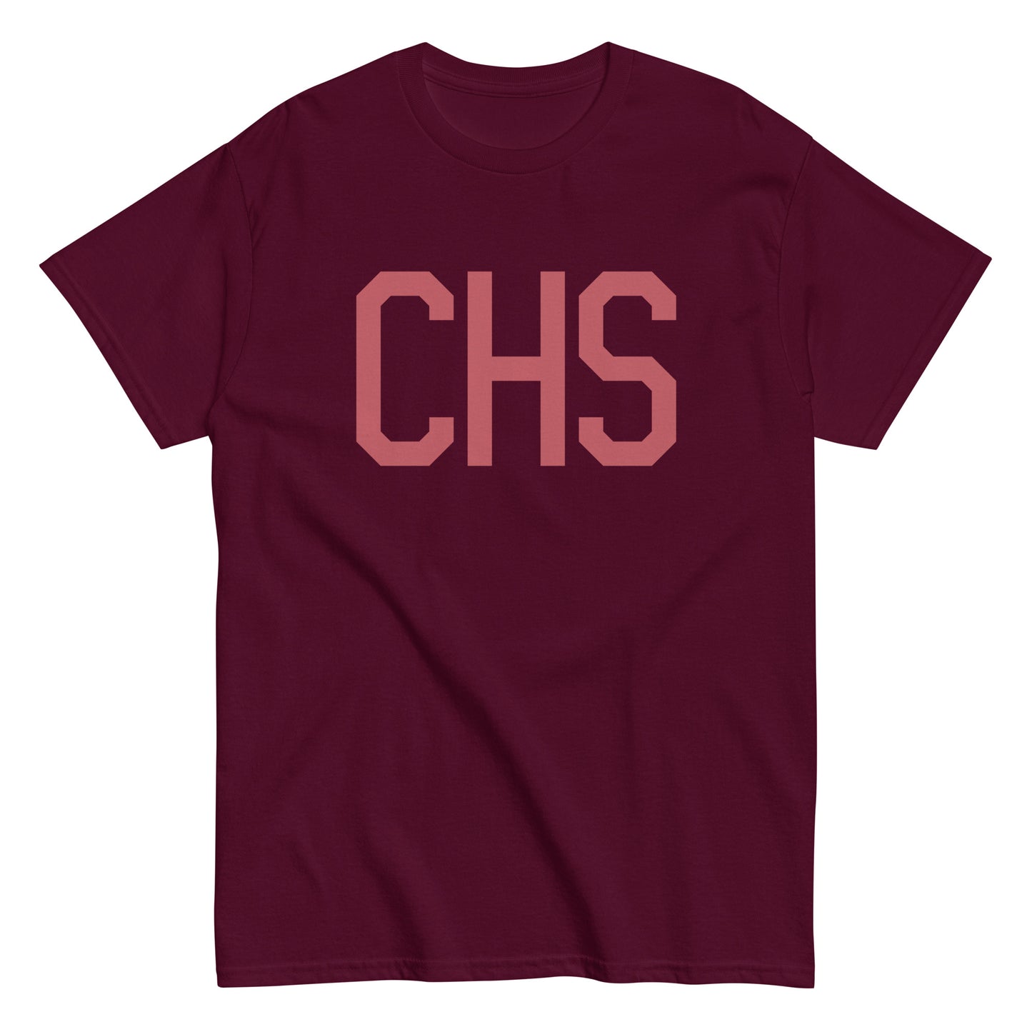 Aviation Enthusiast Men's Tee - Deep Pink Graphic • CHS Charleston • YHM Designs - Image 01