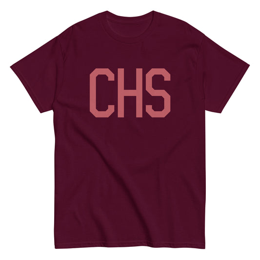 Aviation Enthusiast Men's Tee - Deep Pink Graphic • CHS Charleston • YHM Designs - Image 01