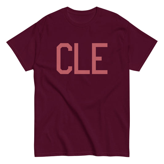 Aviation Enthusiast Men's Tee - Deep Pink Graphic • CLE Cleveland • YHM Designs - Image 01