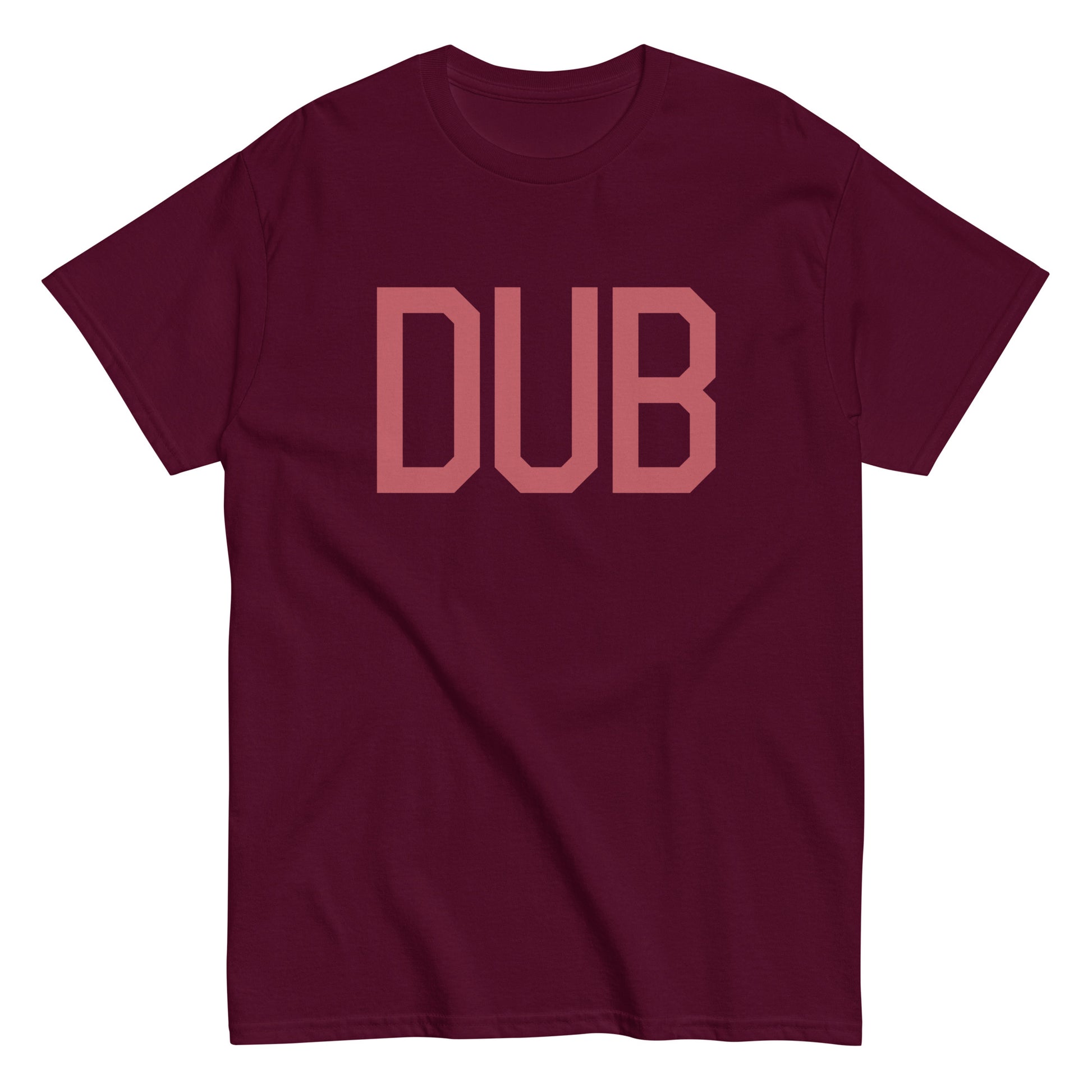Aviation Enthusiast Men's Tee - Deep Pink Graphic • DUB Dublin • YHM Designs - Image 01