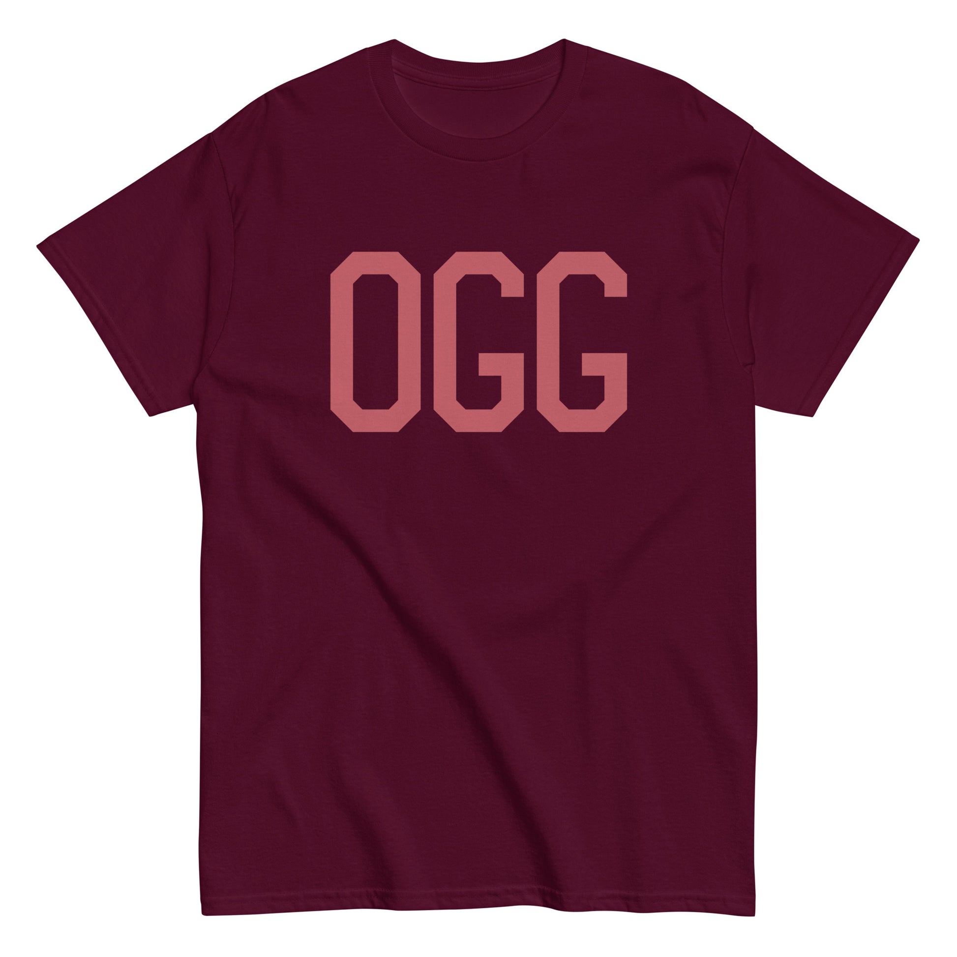 Aviation Enthusiast Men's Tee - Deep Pink Graphic • OGG Maui • YHM Designs - Image 01