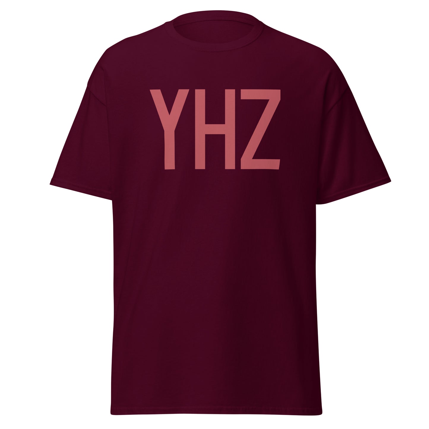 Aviation Enthusiast Men's Tee - Deep Pink Graphic • YHZ Halifax • YHM Designs - Image 05