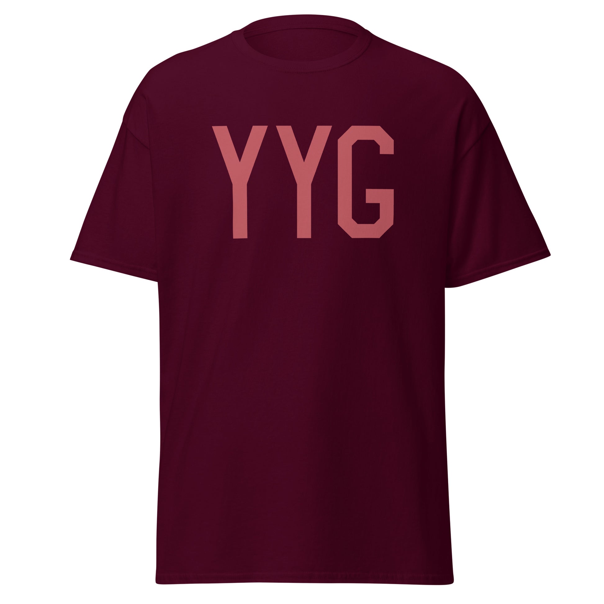 Aviation Enthusiast Men's Tee - Deep Pink Graphic • YYG Charlottetown • YHM Designs - Image 05