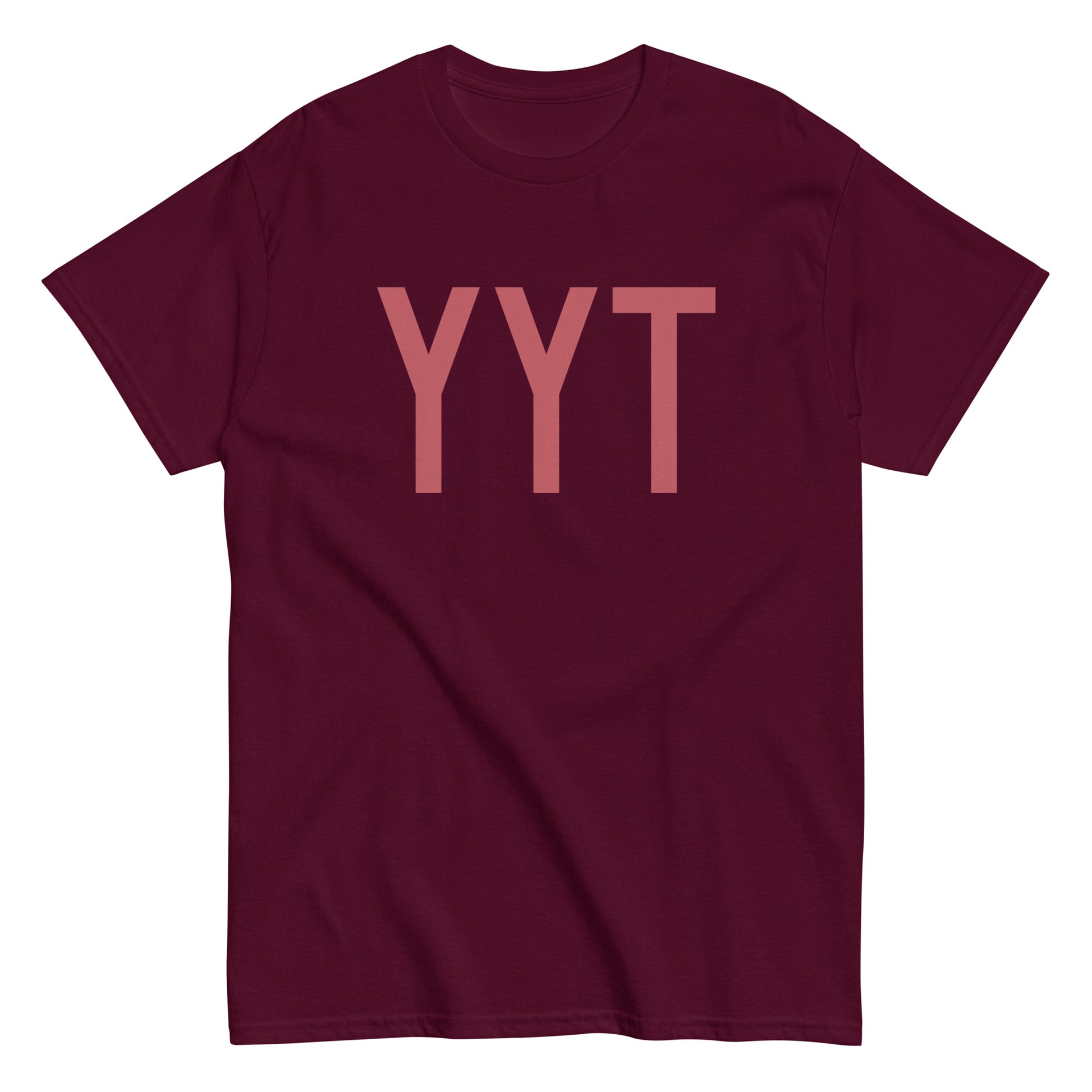 Aviation Enthusiast Men's Tee - Deep Pink Graphic • YYT St. John's • YHM Designs - Image 01