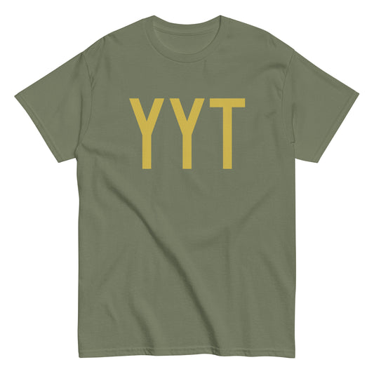 Aviation Enthusiast Men's Tee - Old Gold Graphic • YYT St. John's • YHM Designs - Image 02