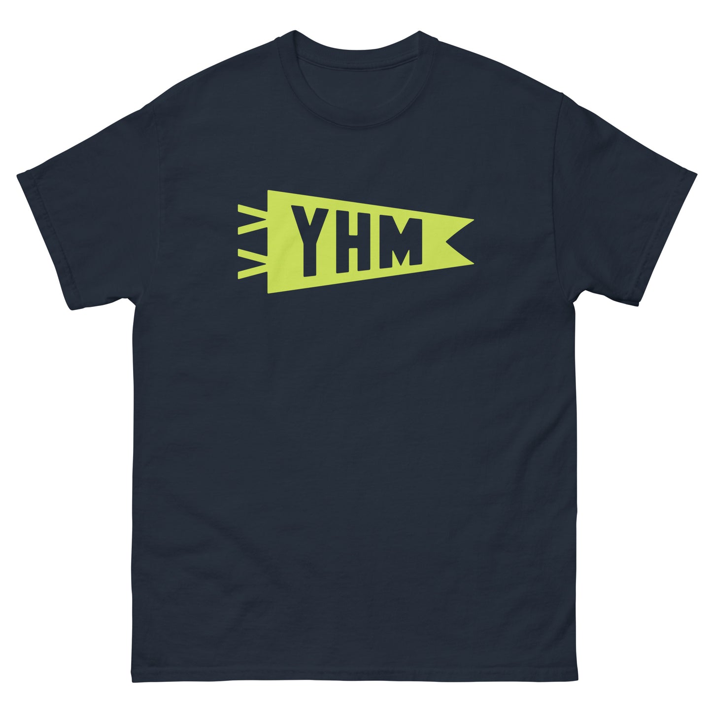 Airport Code Men's T-Shirt - Green Graphic • YHM Hamilton • YHM Designs - Image 01