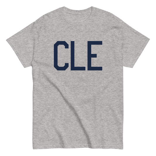 Aviation-Theme Men's T-Shirt - Navy Blue Graphic • CLE Cleveland • YHM Designs - Image 02