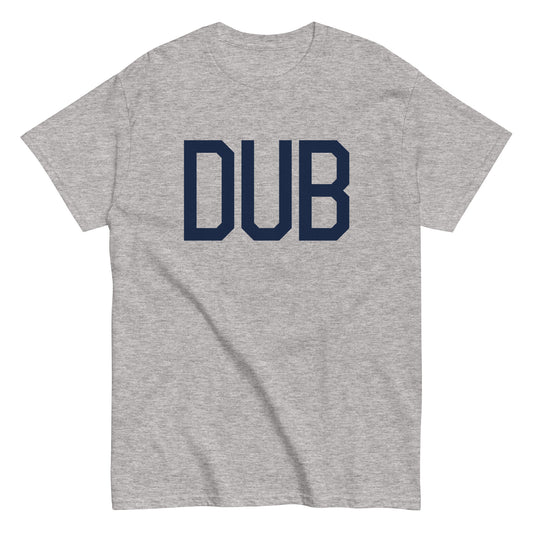 Aviation-Theme Men's T-Shirt - Navy Blue Graphic • DUB Dublin • YHM Designs - Image 02