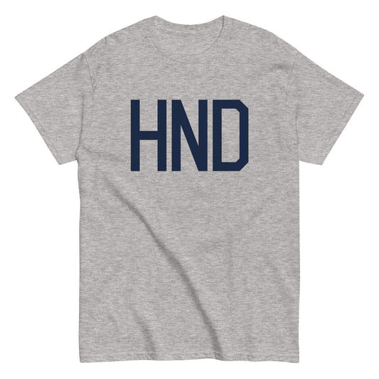 Aviation-Theme Men's T-Shirt - Navy Blue Graphic • HND Tokyo • YHM Designs - Image 02