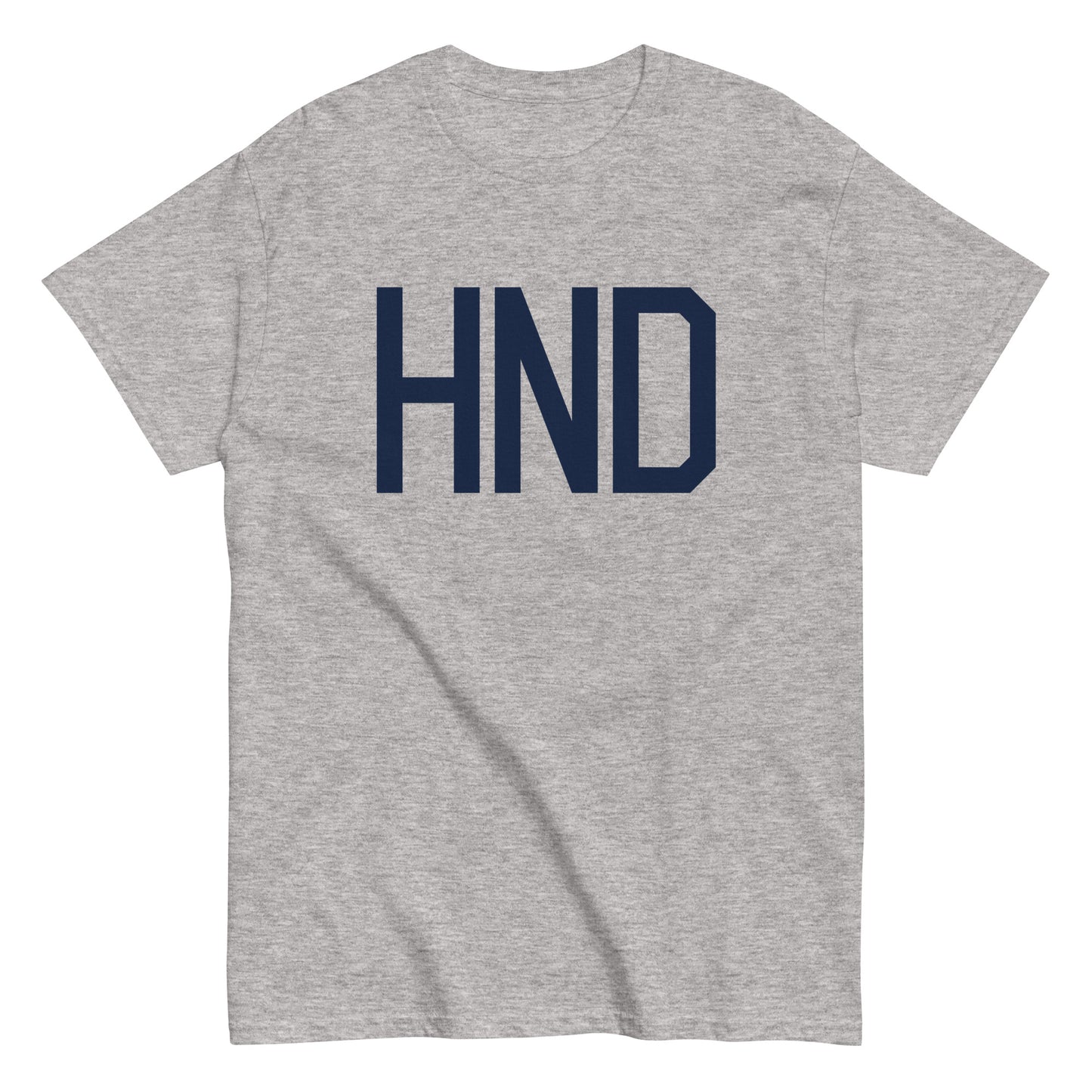 Aviation-Theme Men's T-Shirt - Navy Blue Graphic • HND Tokyo • YHM Designs - Image 02
