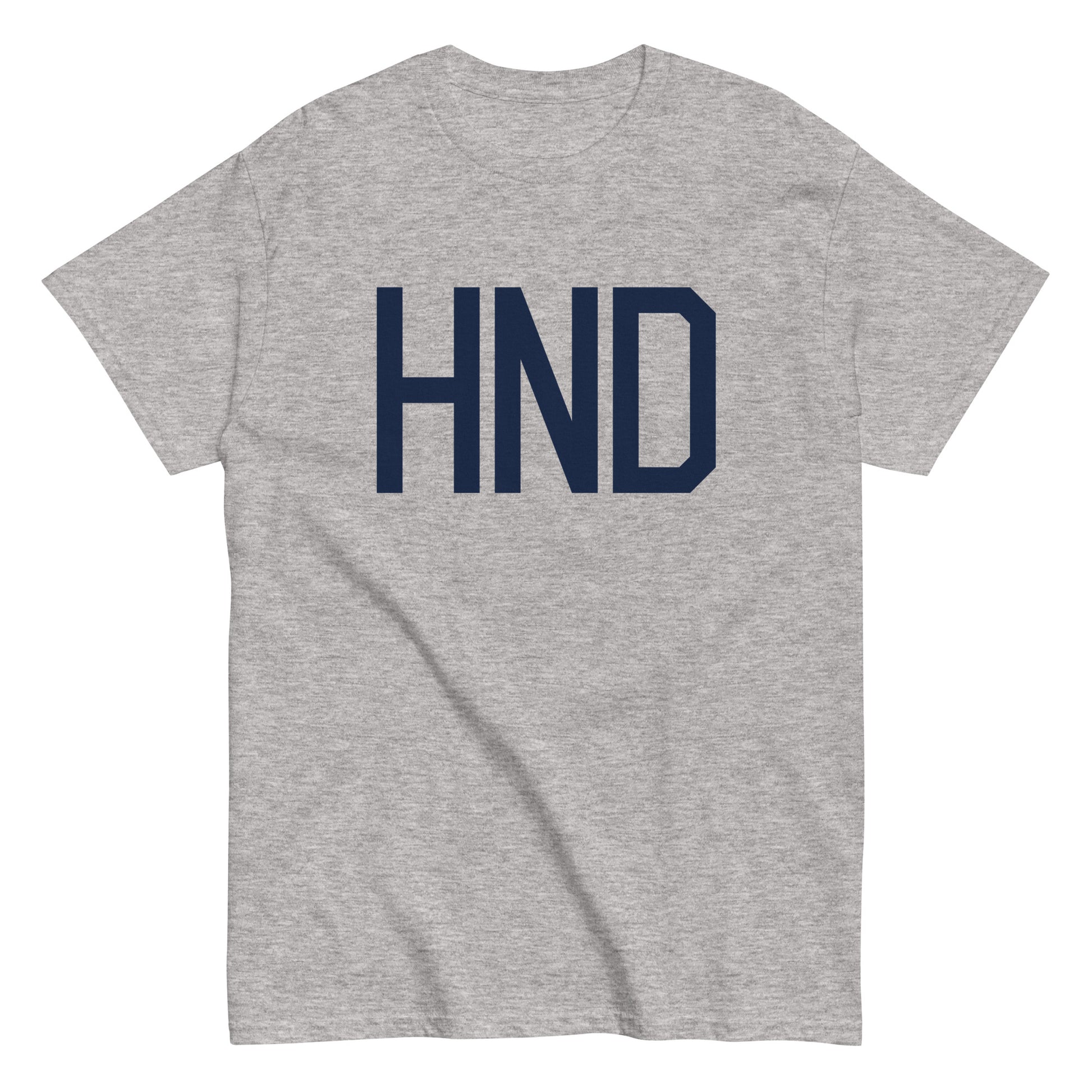 Aviation-Theme Men's T-Shirt - Navy Blue Graphic • HND Tokyo • YHM Designs - Image 02
