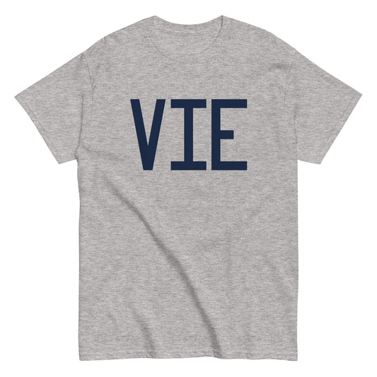 Aviation-Theme Men's T-Shirt - Navy Blue Graphic • VIE Vienna • YHM Designs - Image 02