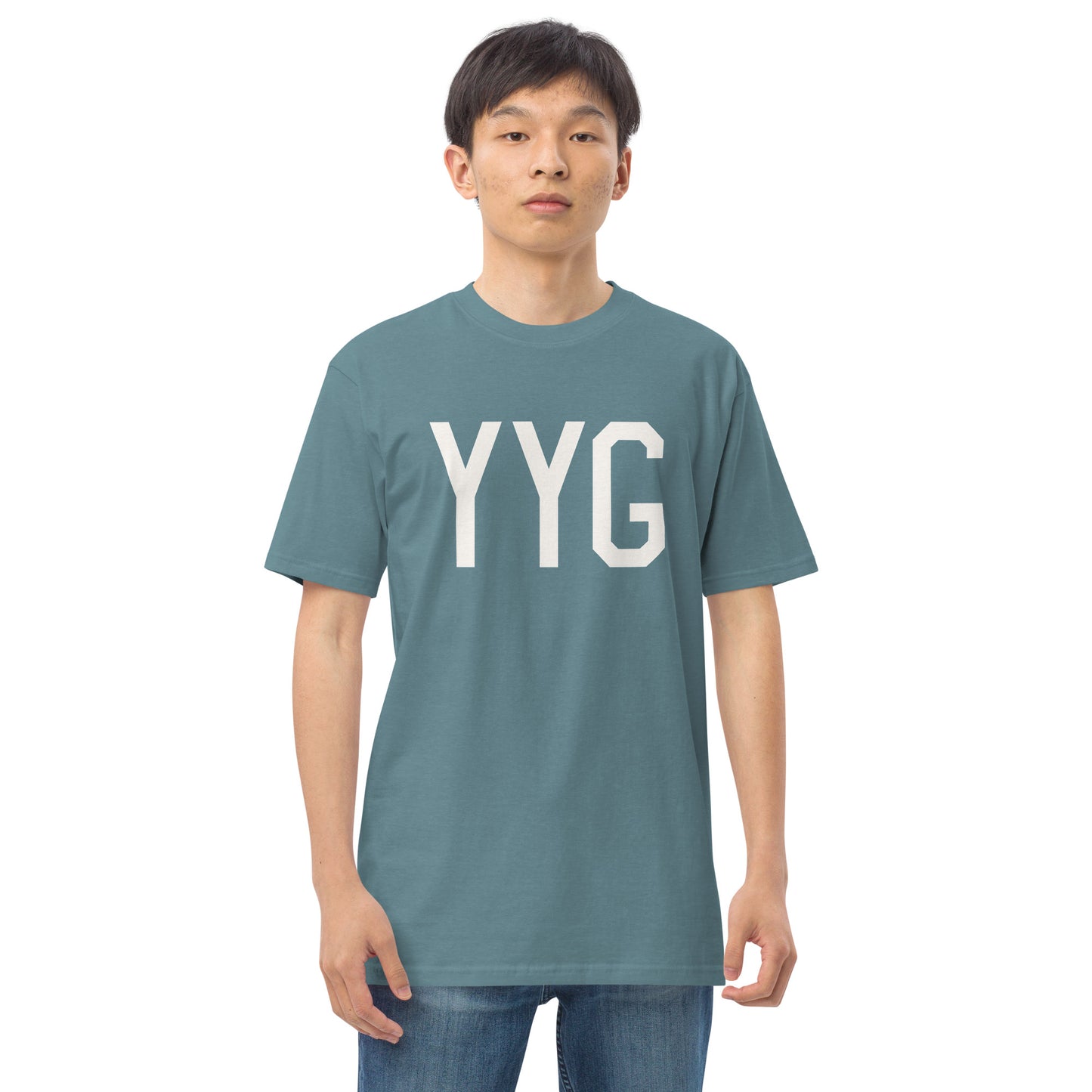 YYG Charlottetown Prince Edward Island Men's Premium Heavyweight T-Shirt