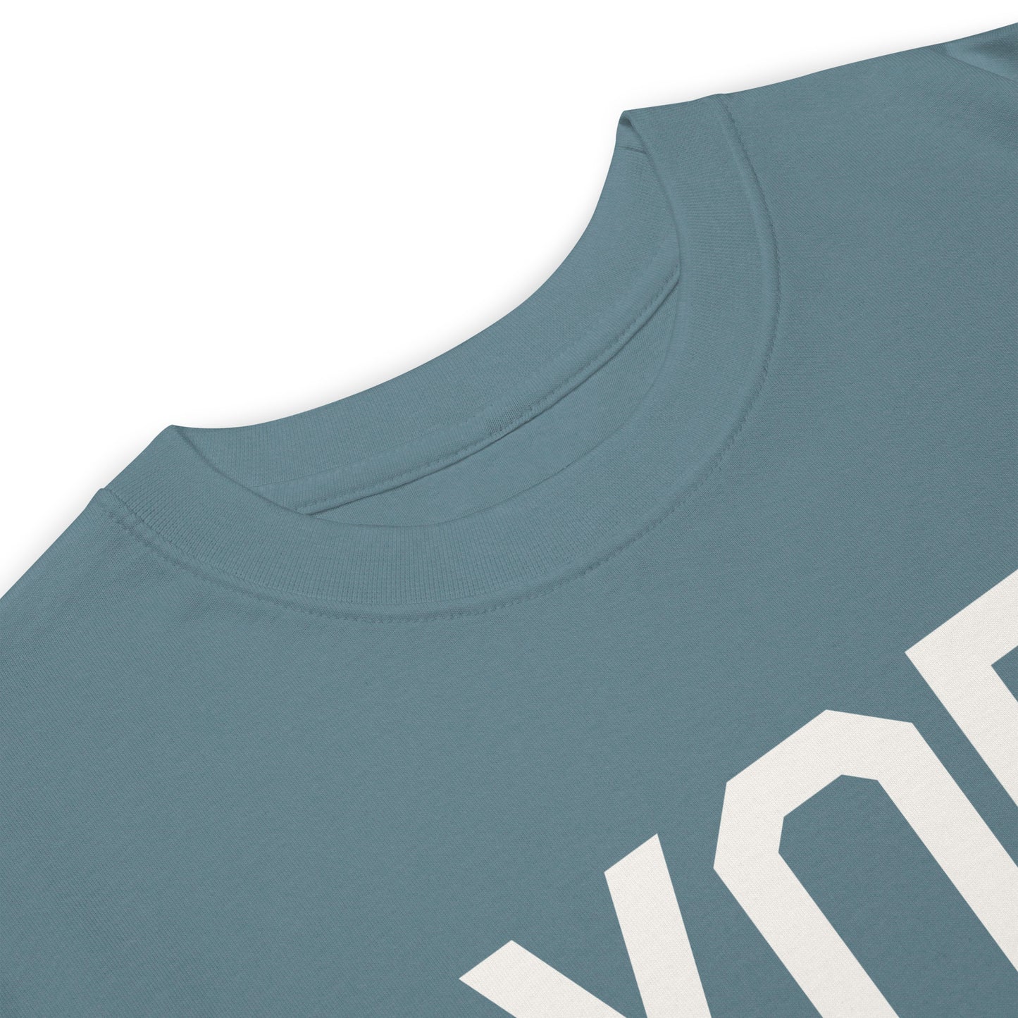 Airport Code Premium T-Shirt • YQR Regina • YHM Designs - Image 04