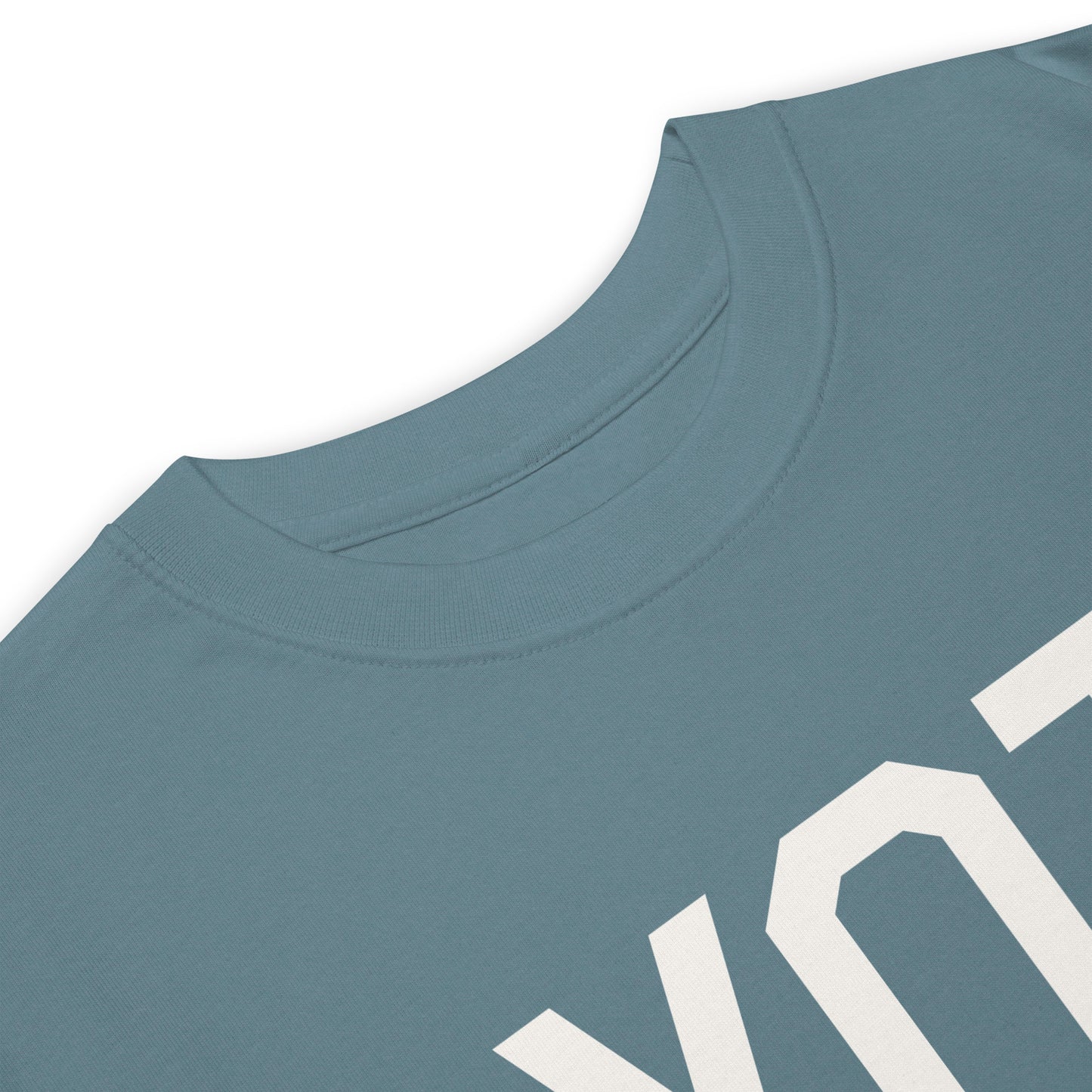 Airport Code Premium T-Shirt • YQT Thunder Bay • YHM Designs - Image 04
