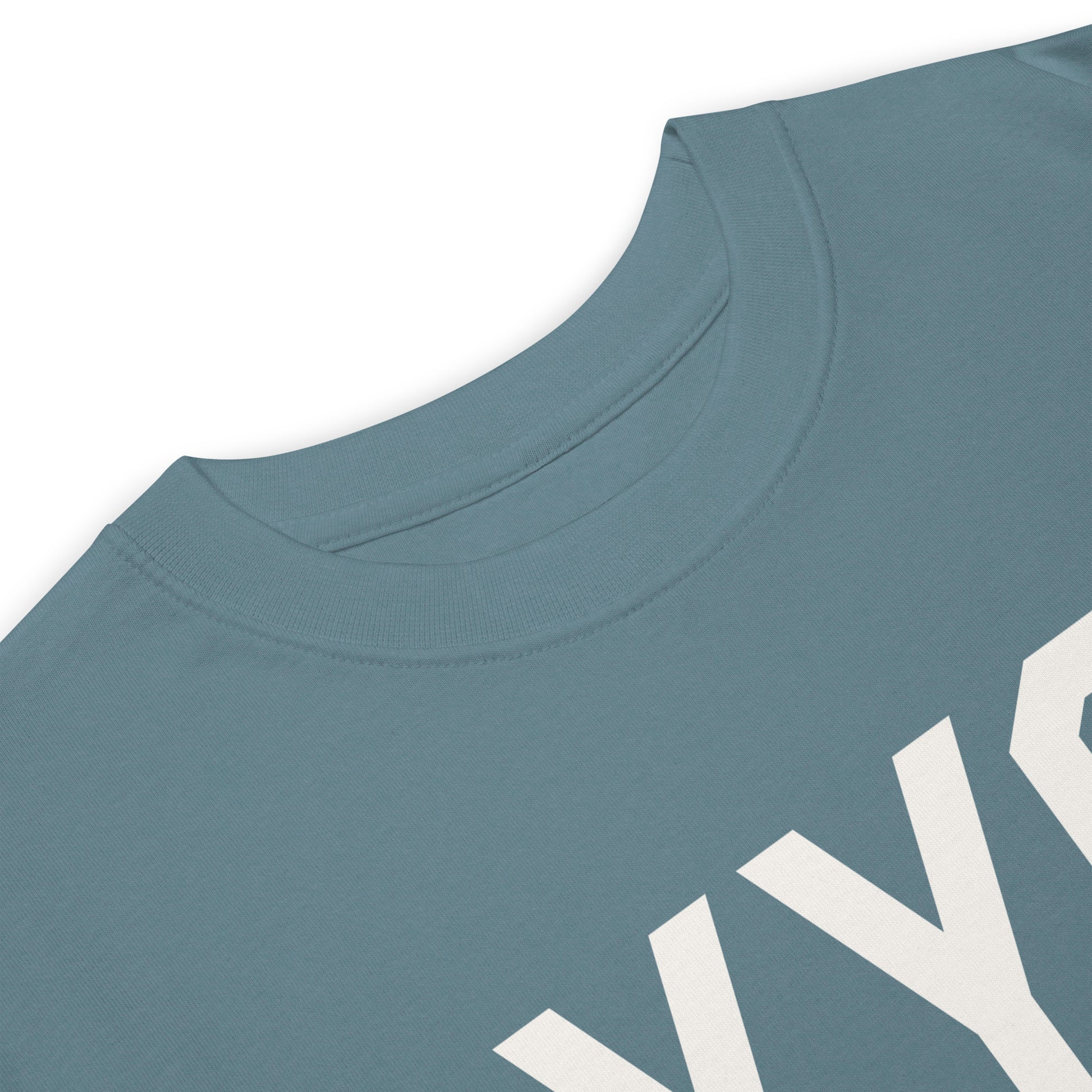 Airport Code Premium T-Shirt • YYC Calgary • YHM Designs - Image 04