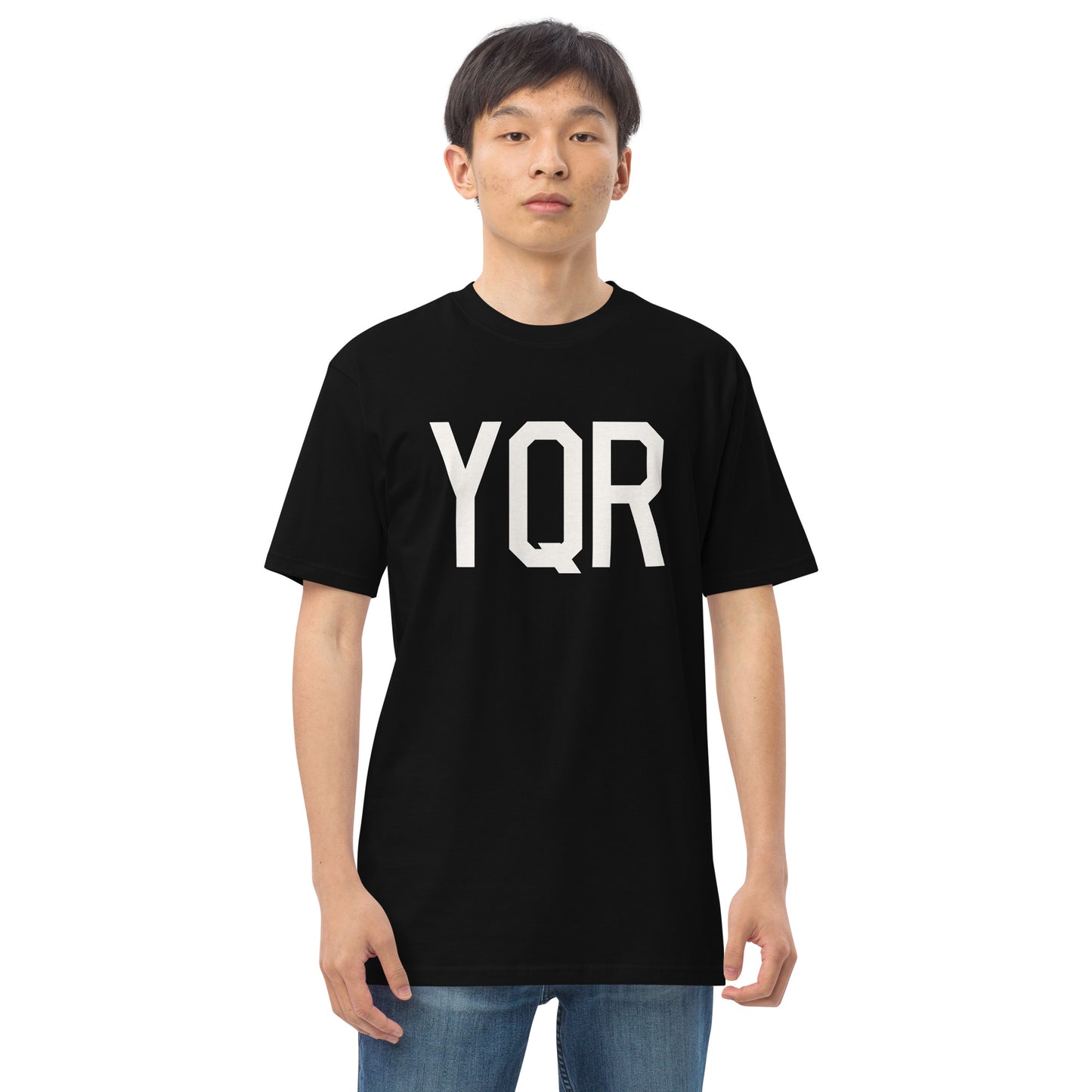 Airport Code Premium T-Shirt • YQR Regina • YHM Designs - Image 06