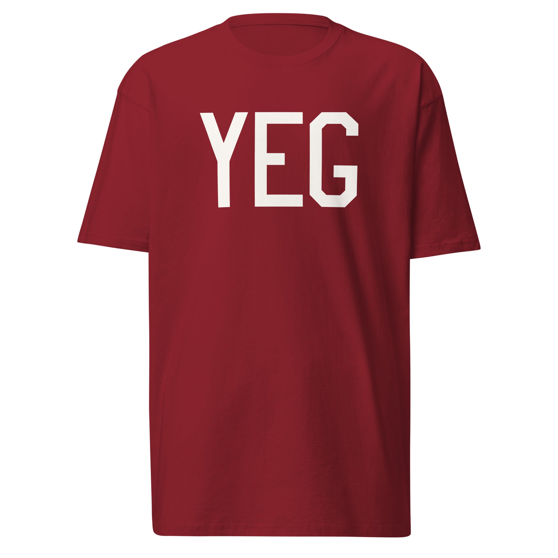 Airport Code Premium T-Shirt • YEG Edmonton • YHM Designs - Image 04