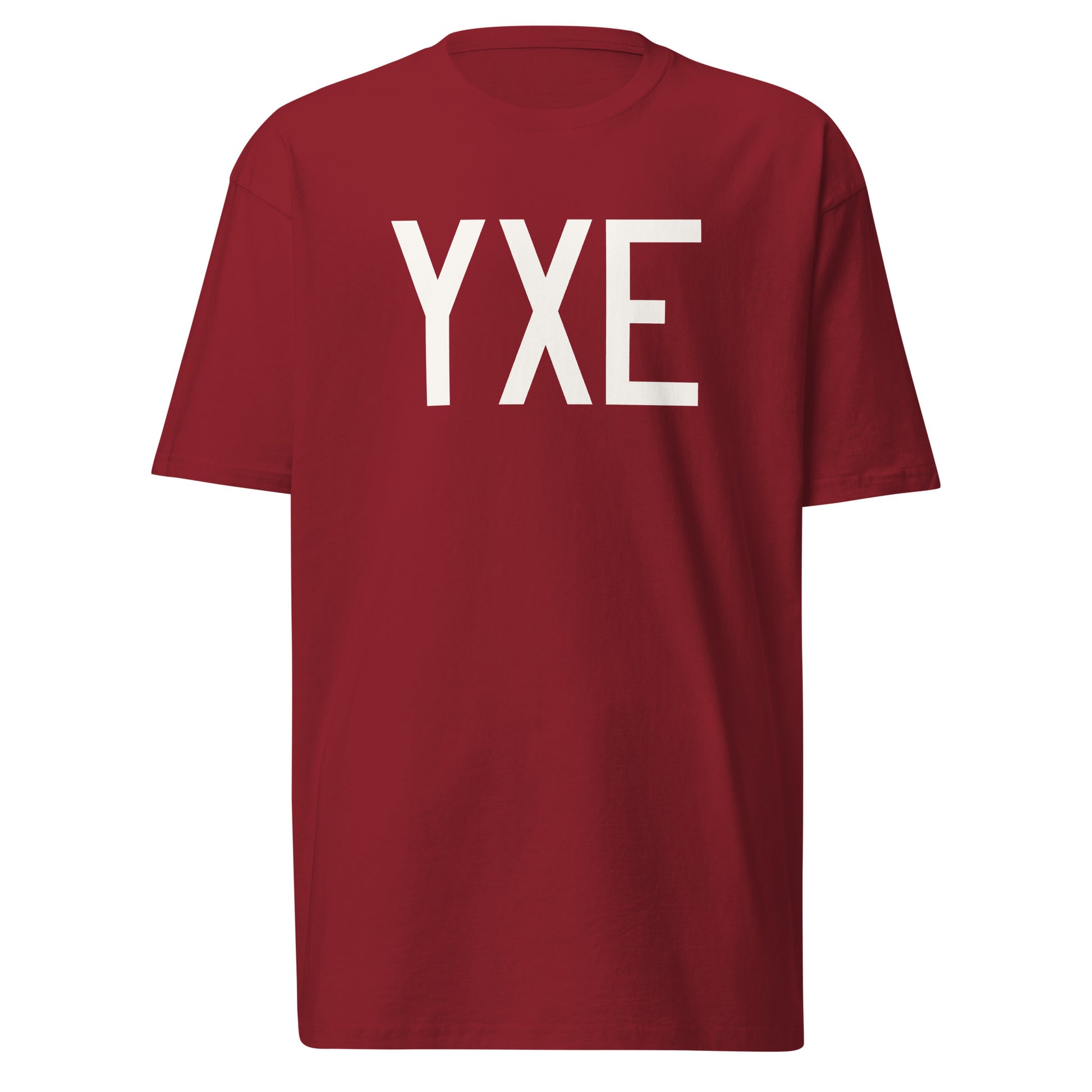 Airport Code Premium T-Shirt • YXE Saskatoon • YHM Designs - Image 03