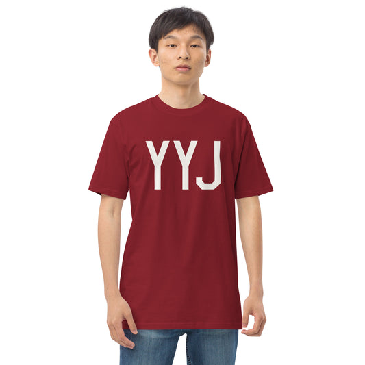 Airport Code Premium T-Shirt • YYJ Victoria • YHM Designs - Image 01
