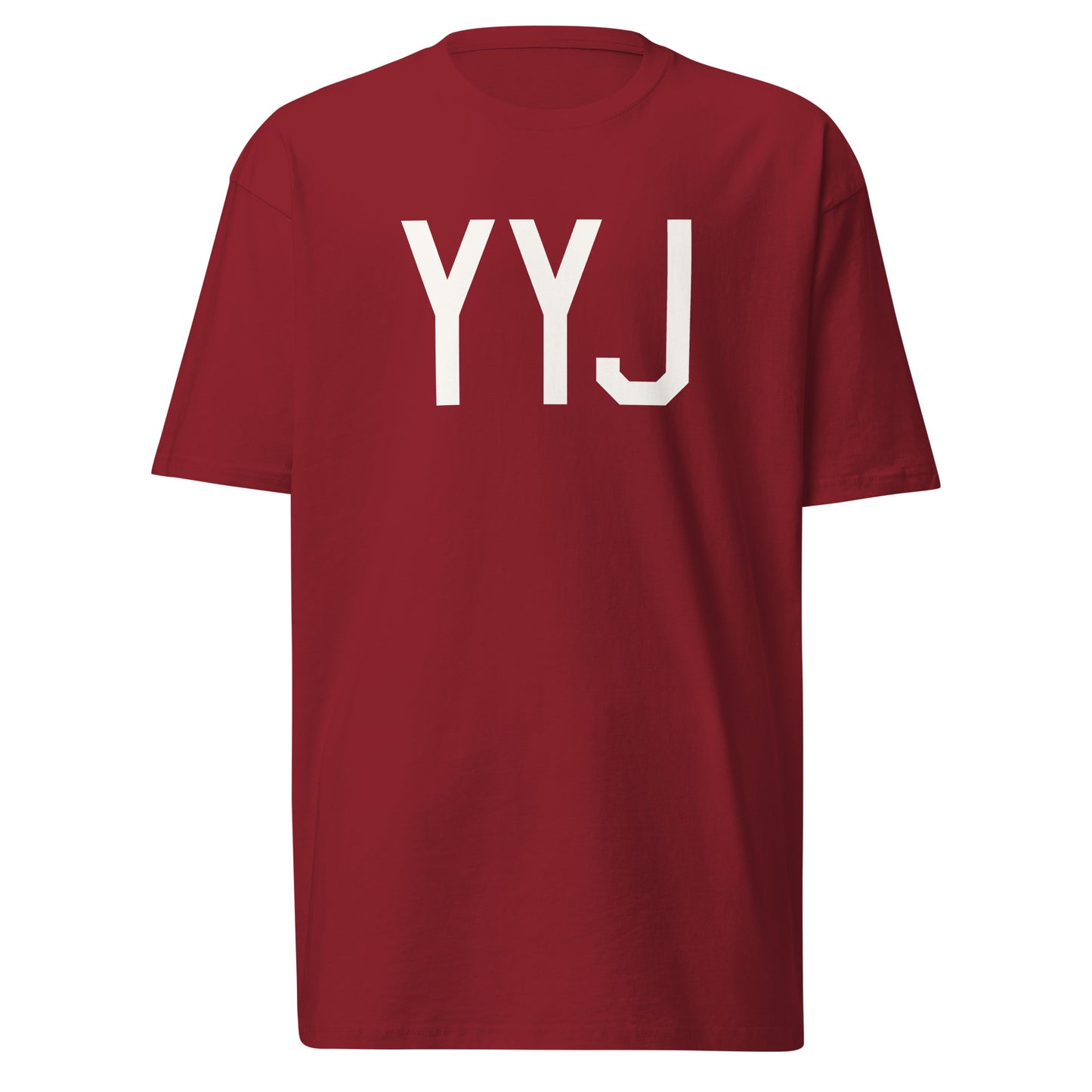 Airport Code Premium T-Shirt • YYJ Victoria • YHM Designs - Image 03