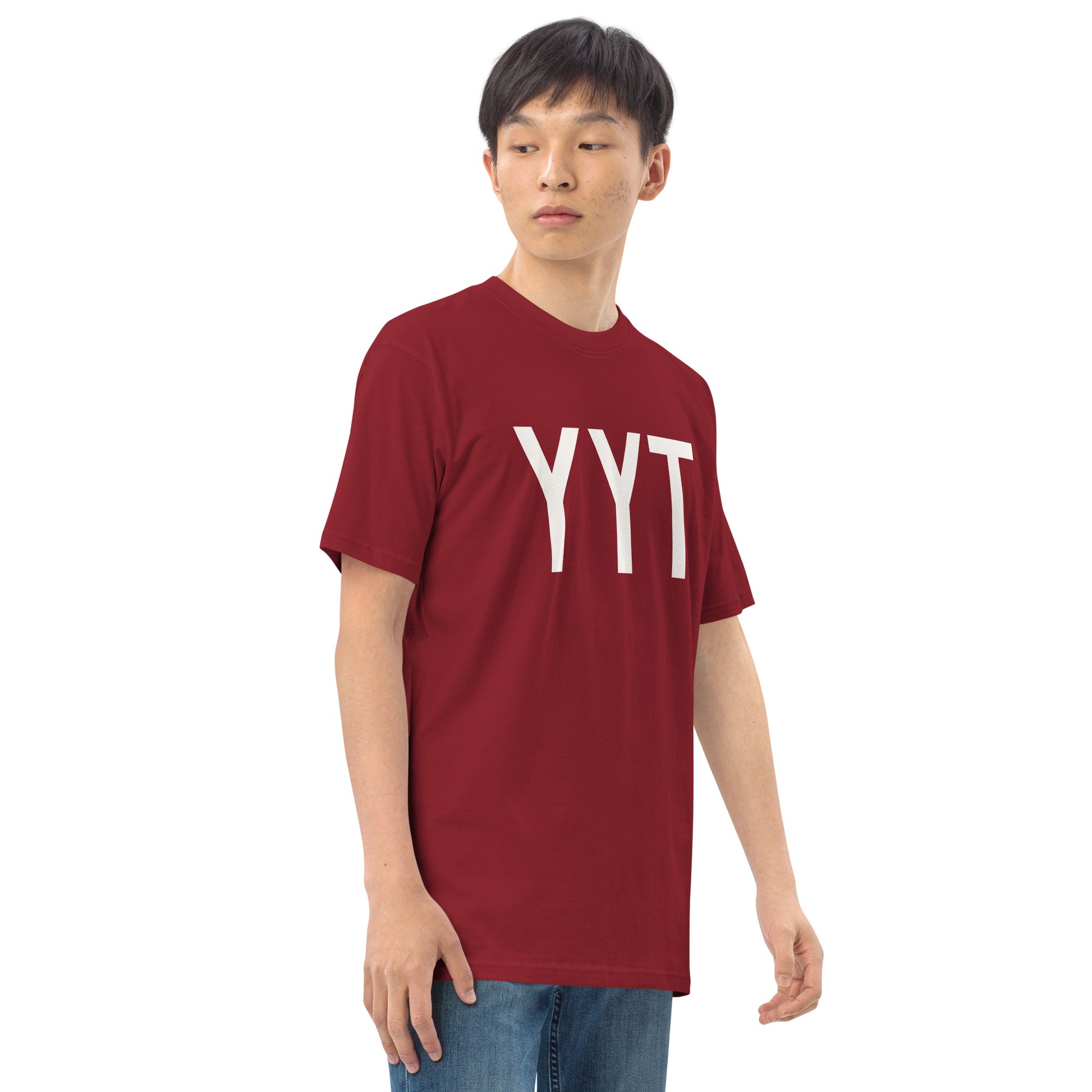 Airport Code Premium T-Shirt • YYT St. John's • YHM Designs - Image 09