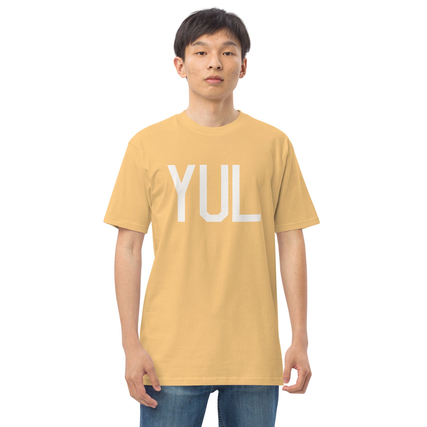 Airport Code Premium T-Shirt • YUL Montreal • YHM Designs - Image 14