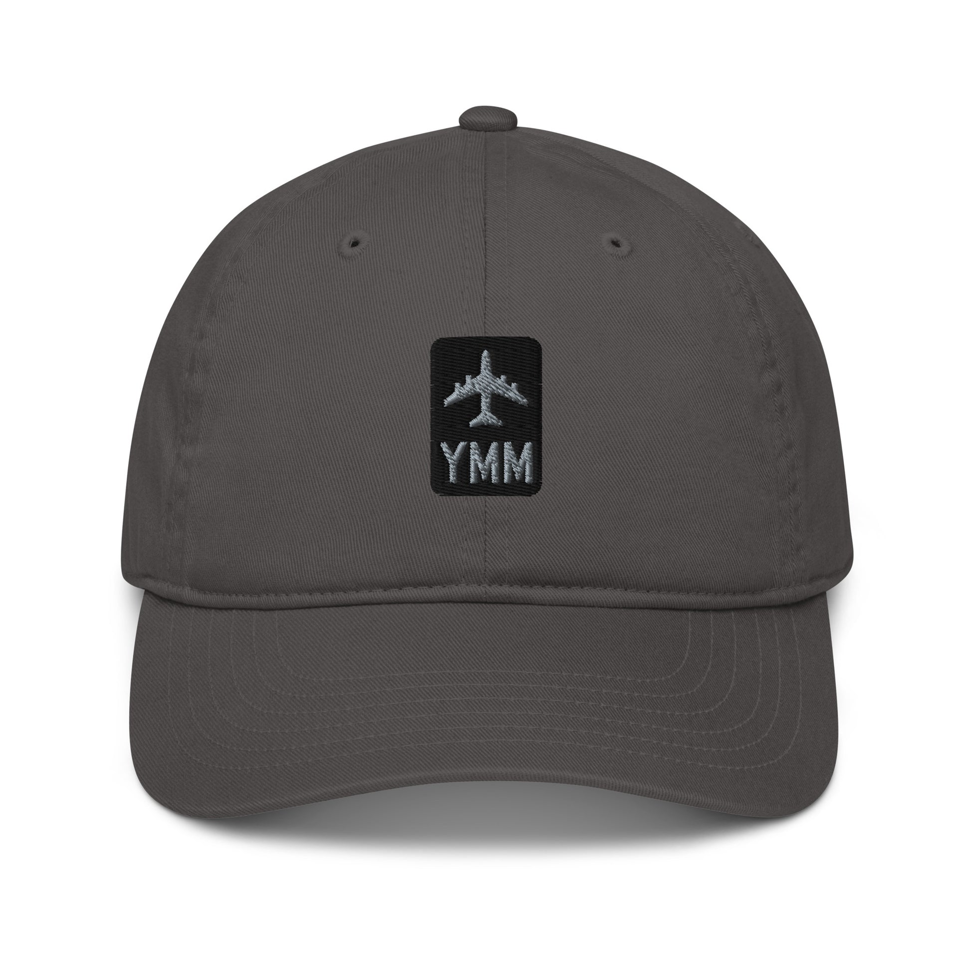 Jetliner Organic Dad Hat • Grey • YMM Fort McMurray • YHM Designs - Image 07