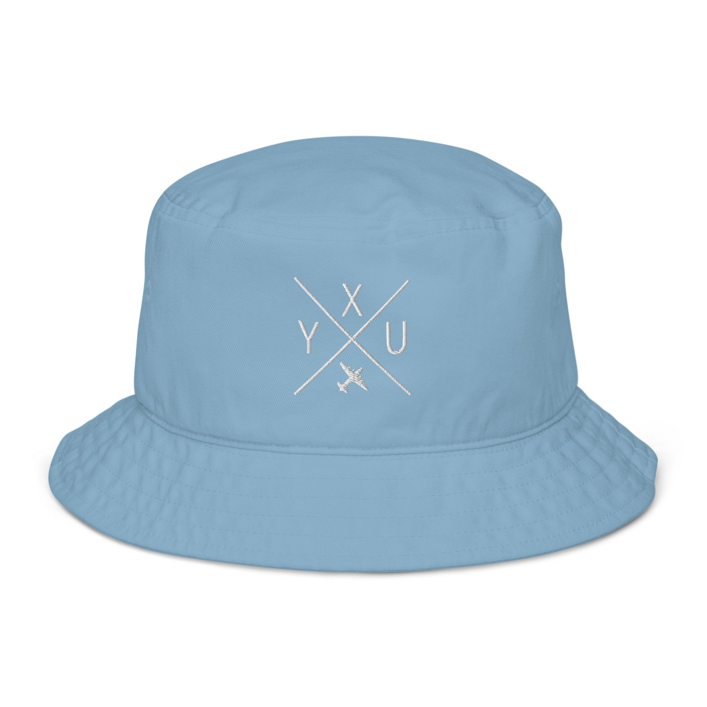 Crossed-X Organic Bucket Hat • YXU London • YHM Designs - Image 07