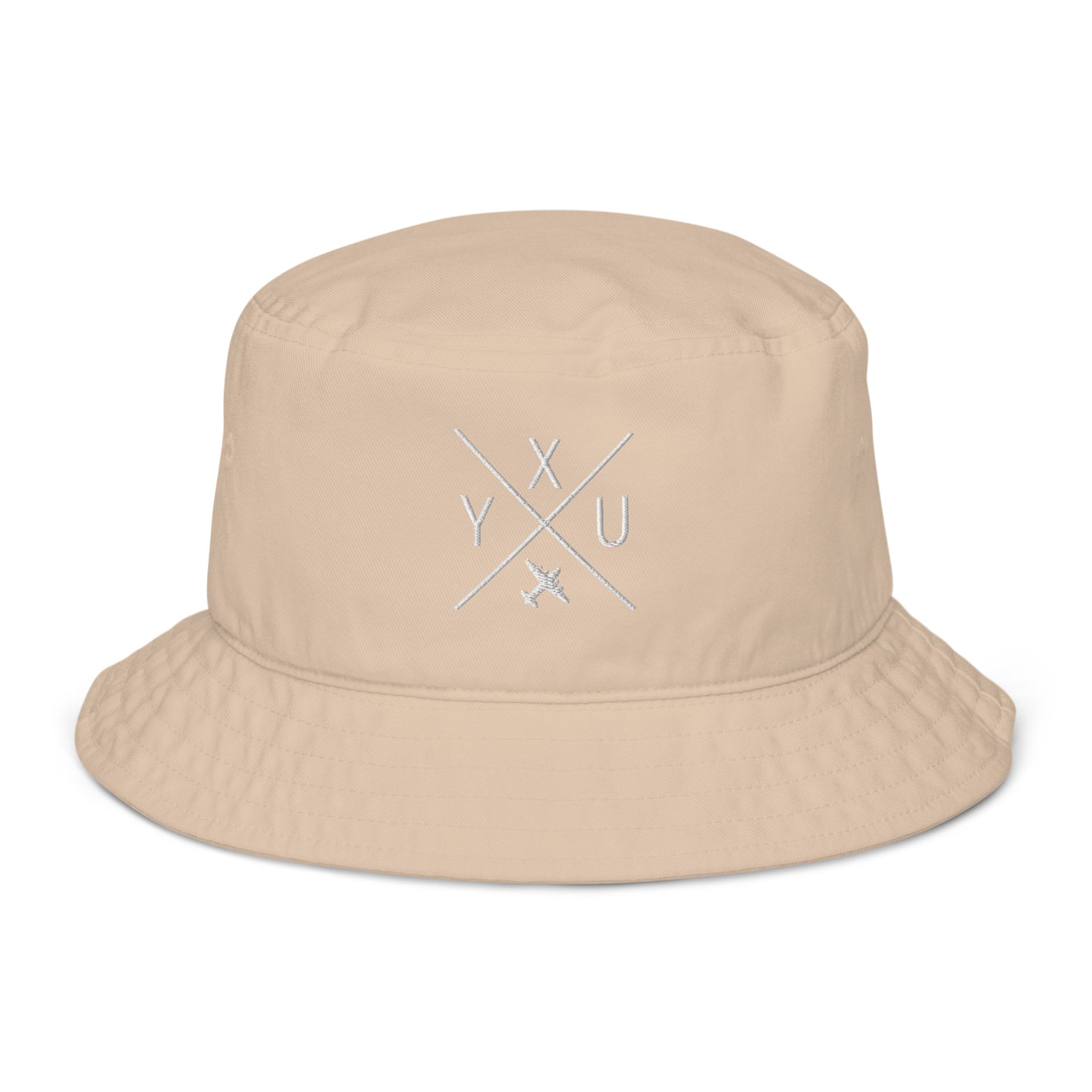 Crossed-X Organic Bucket Hat • YXU London • YHM Designs - Image 08