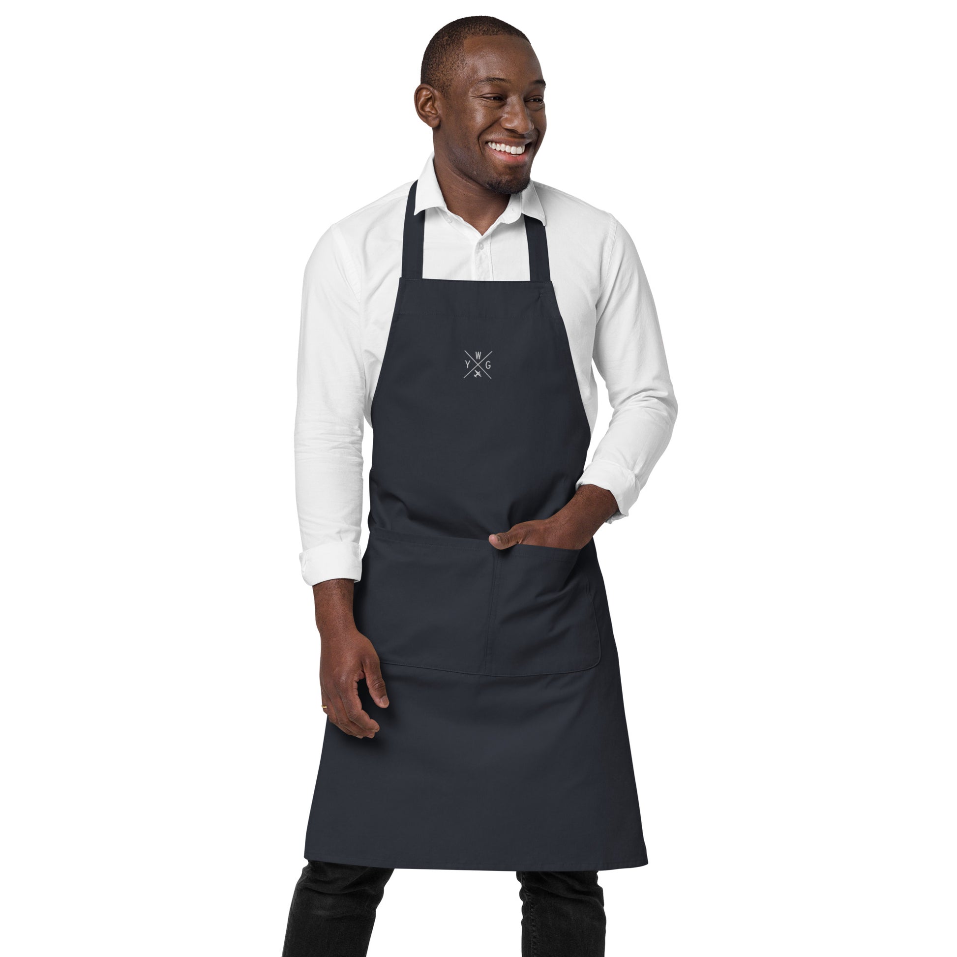 Crossed-X Organic Cotton Apron • YWG Winnipeg • YHM Designs - Image 12