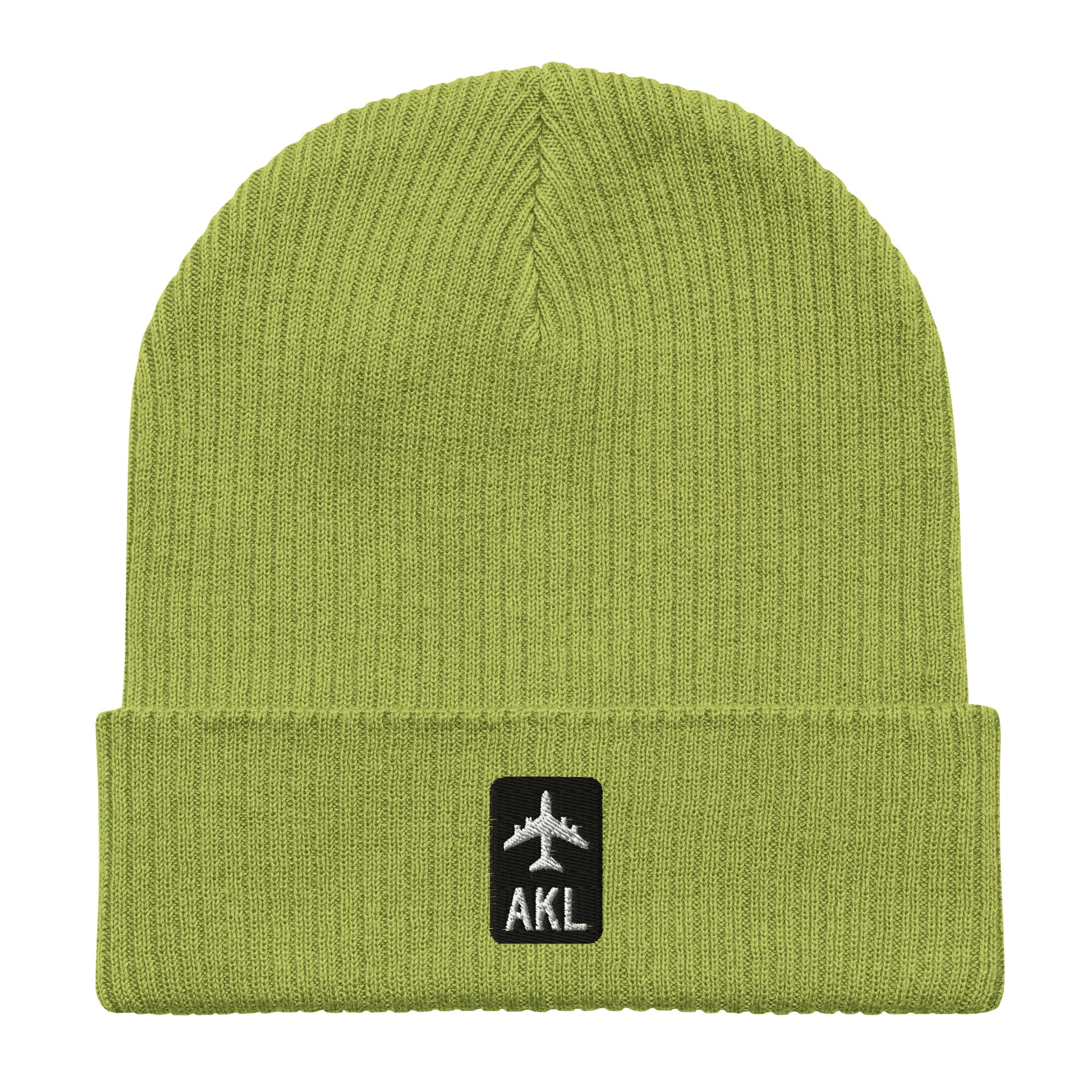 Jetliner Organic Ribbed Beanie • Black/White • AKL Auckland • YHM Designs - Image 07