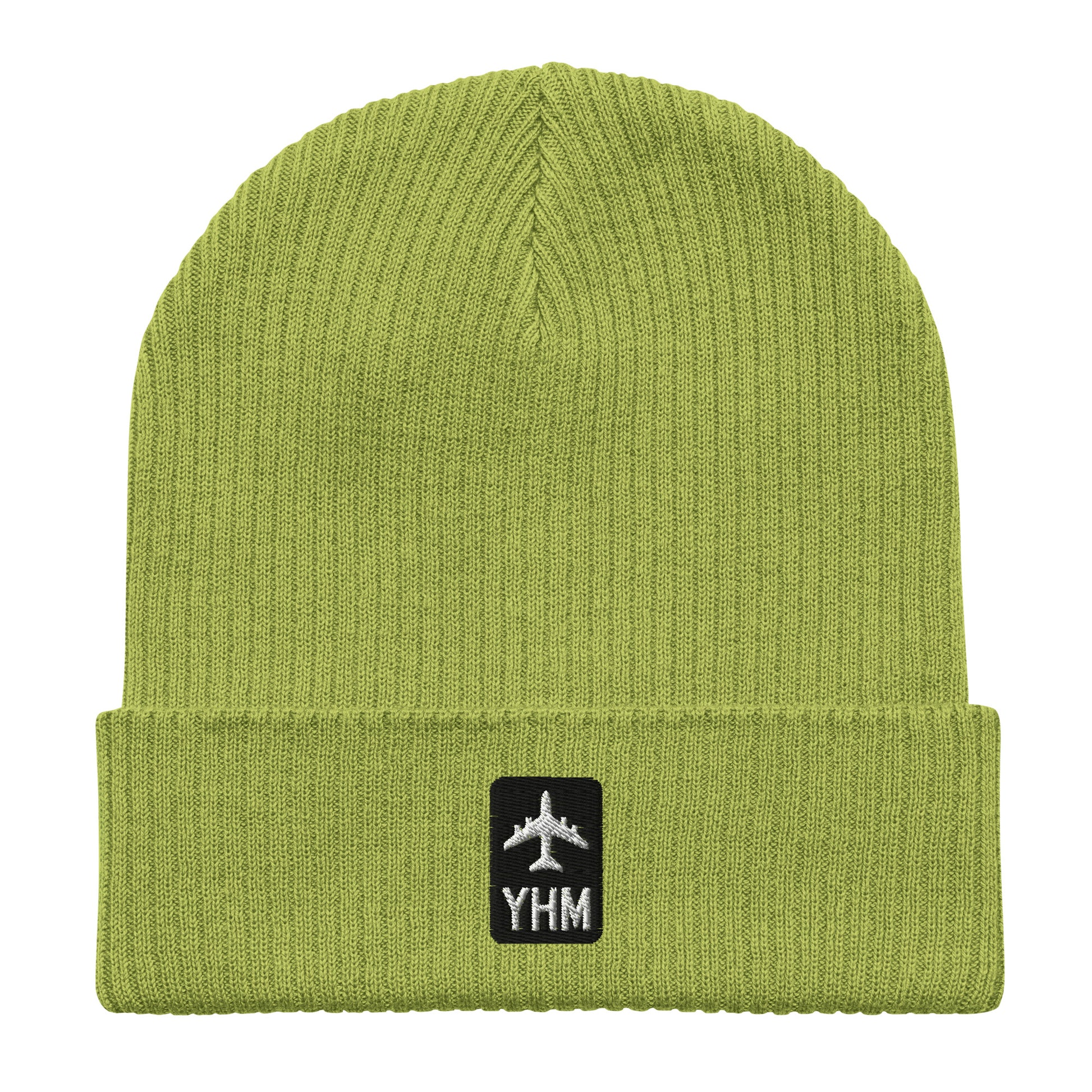 Jetliner Organic Ribbed Beanie • Black/White • YHM Hamilton • YHM Designs - Image 07