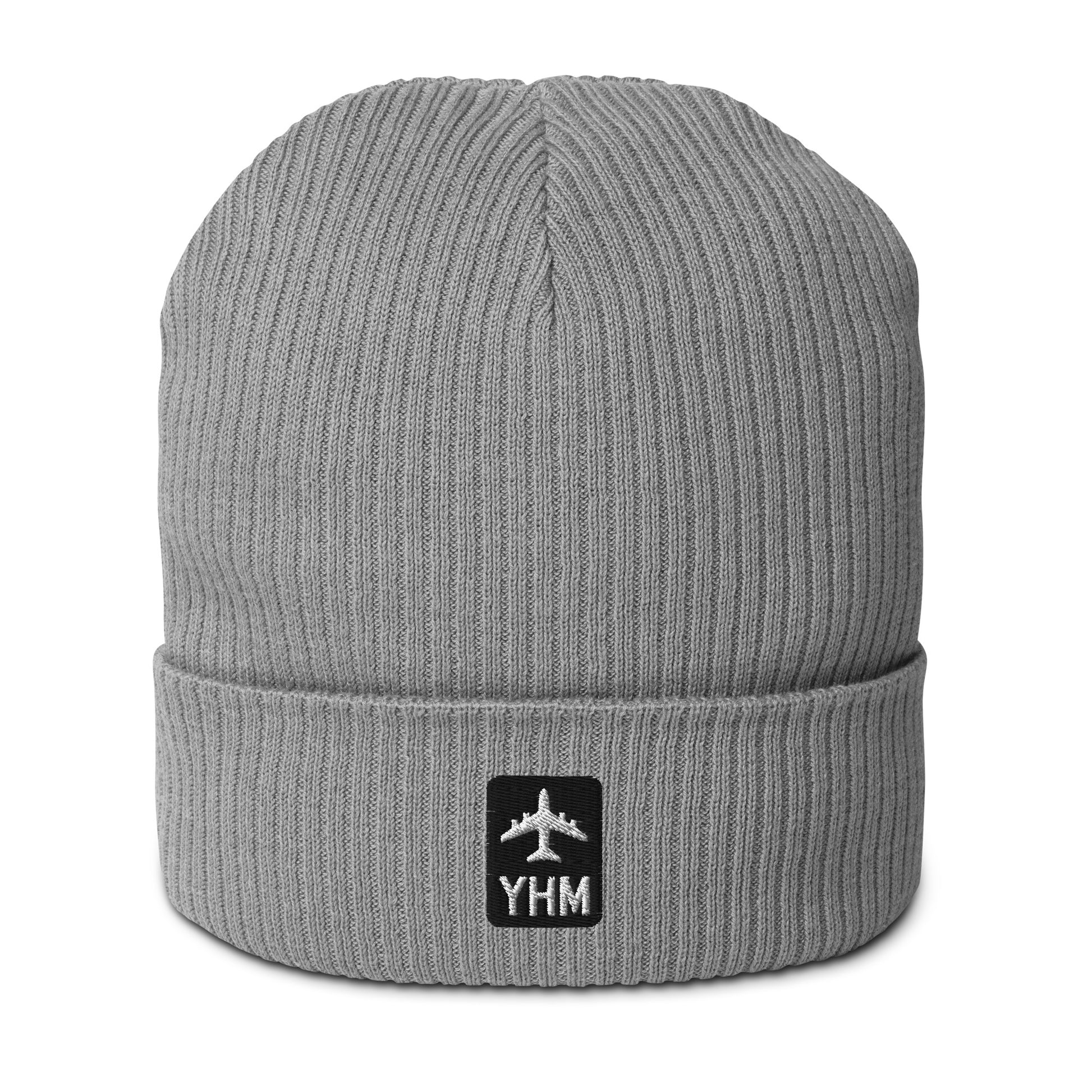 Jetliner Organic Ribbed Beanie • Black/White • YHM Hamilton • YHM Designs - Image 11