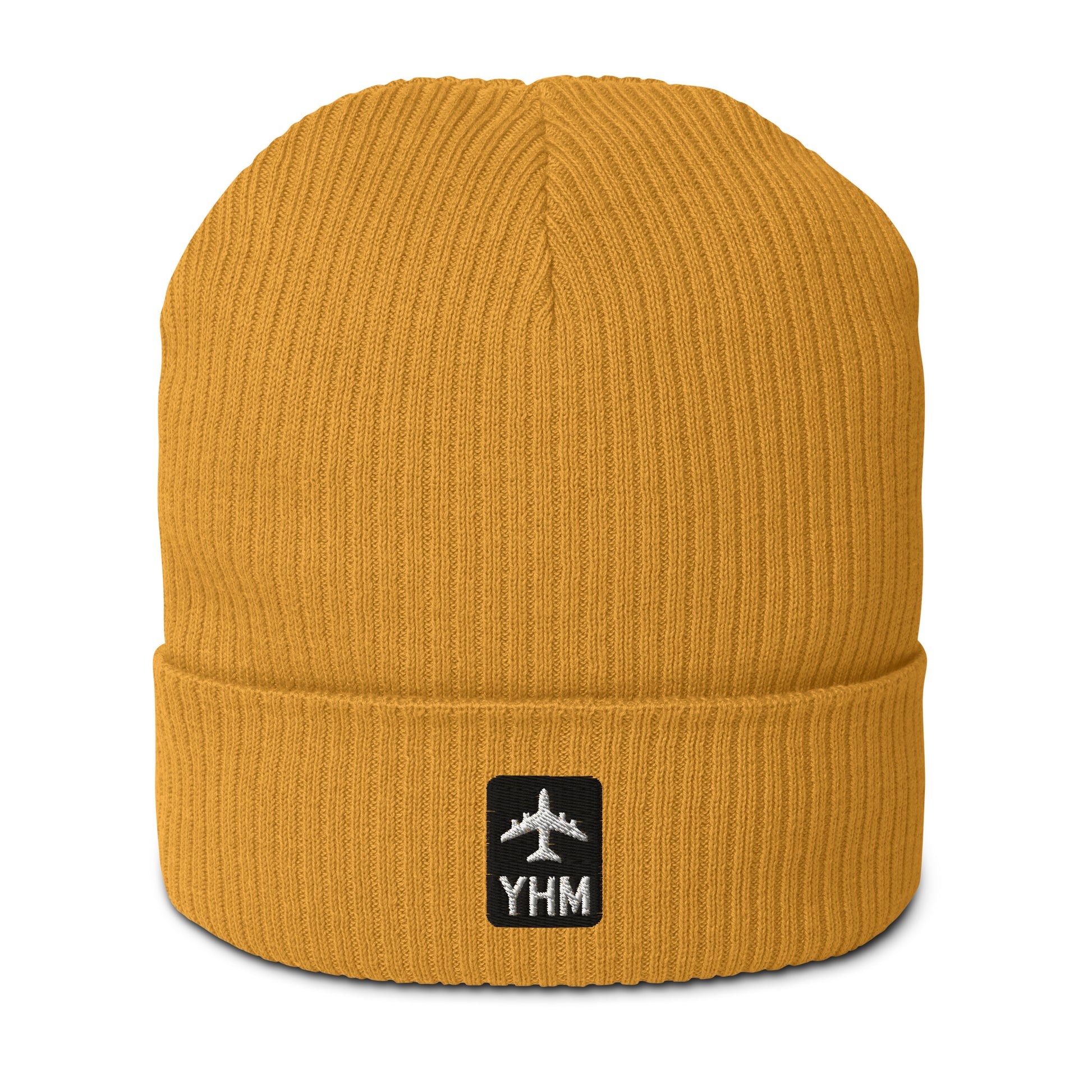 Jetliner Organic Ribbed Beanie • Black/White • YHM Hamilton • YHM Designs - Image 10