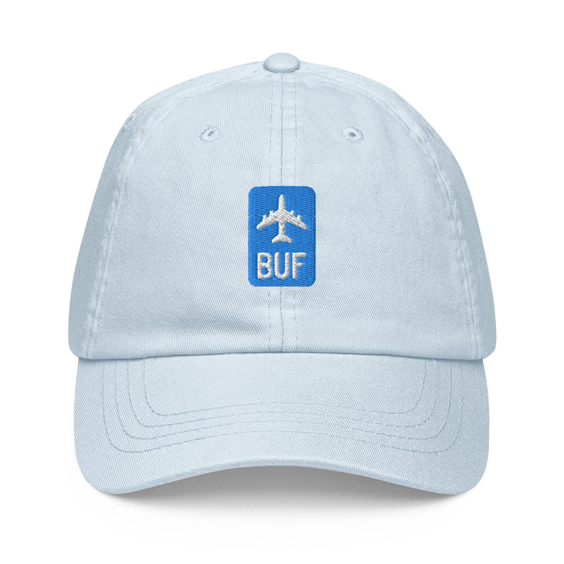 Jetliner Pastel Baseball Cap • Blue • BUF Buffalo Souvenir • YHM Designs - Image 07
