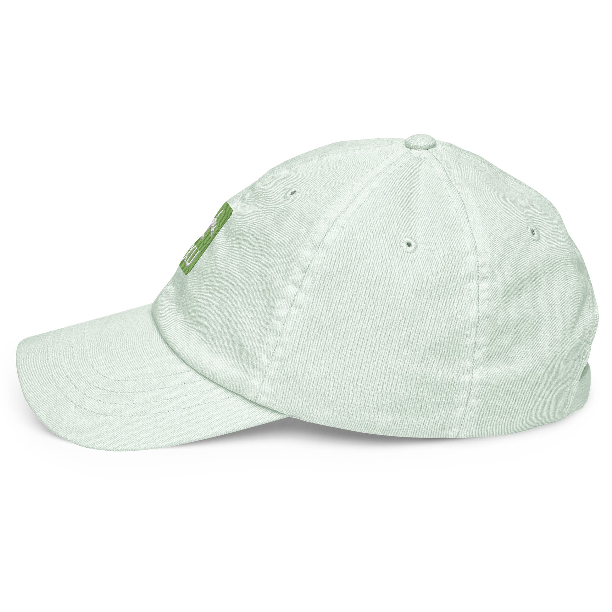 Jetliner Pastel Baseball Cap • Green • YXU London • YHM Designs - Image 09