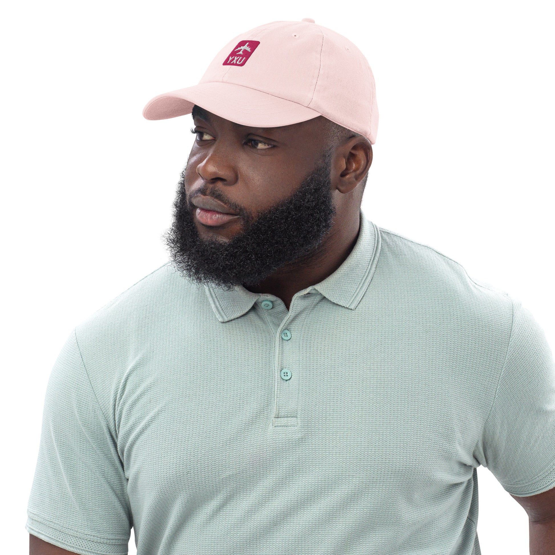 Jetliner Pastel Baseball Cap • Pink • YXU London • YHM Designs - Image 03