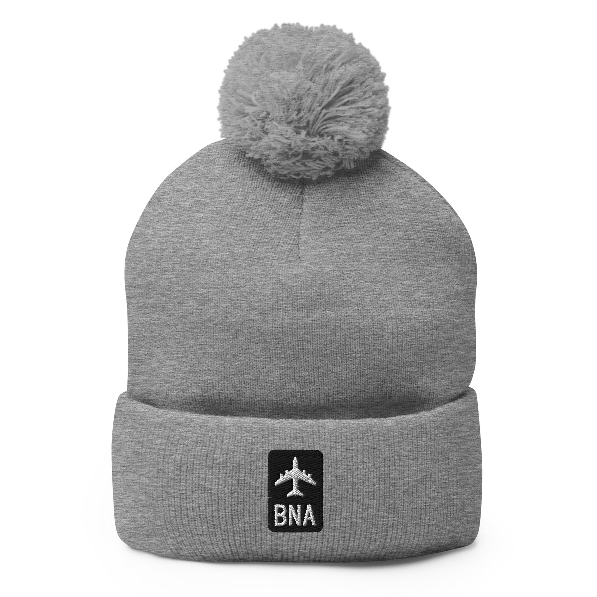Jetliner Pom-Pom Beanie • Black/White • BNA Nashville • YHM Designs - Image 12