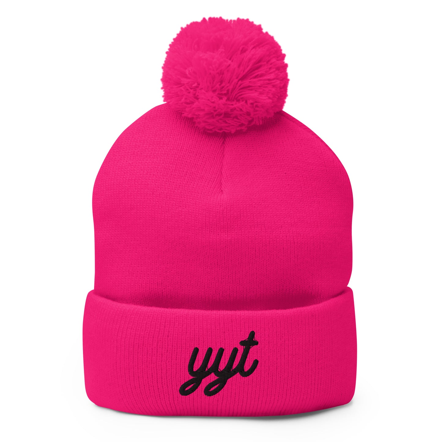 Vintage Script Pom-Pom Beanie • YYT St. John's • YHM Designs - Image 03