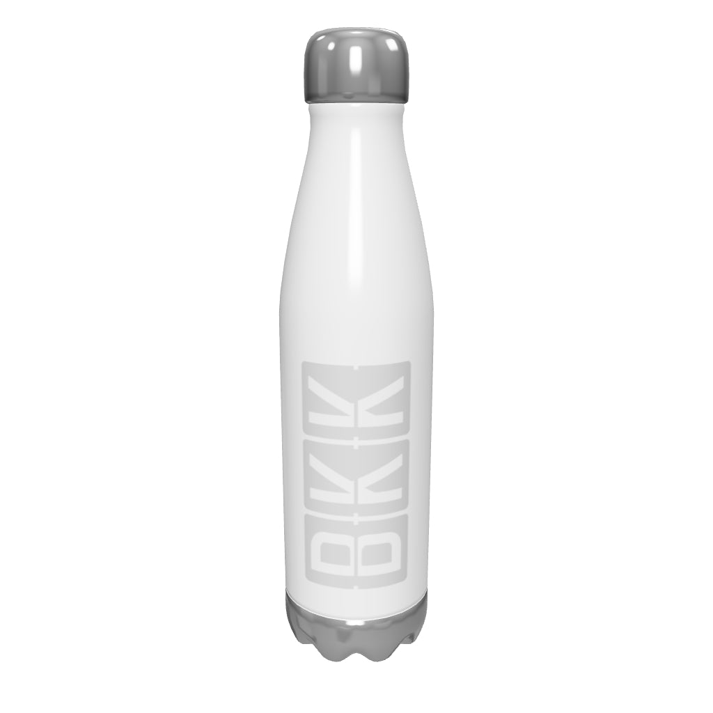 bkk-bangkok-airport-code-water-bottle-with-split-flap-display-design-in-grey