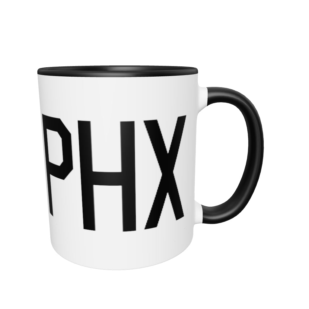 phx-phoenix-airport-code-coloured-coffee-mug-with-air-force-lettering-in-black