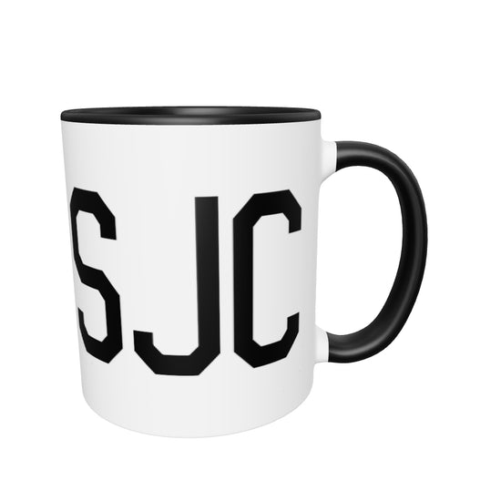 sjc-san-jose-airport-code-coloured-coffee-mug-with-air-force-lettering-in-black