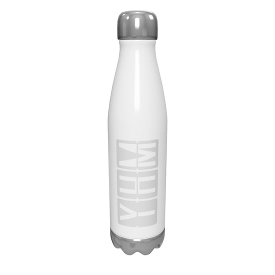 yhm-hamilton-airport-code-water-bottle-with-split-flap-display-design-in-grey