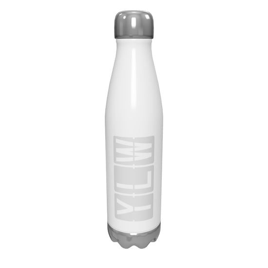 ylw-kelowna-airport-code-water-bottle-with-split-flap-display-design-in-grey