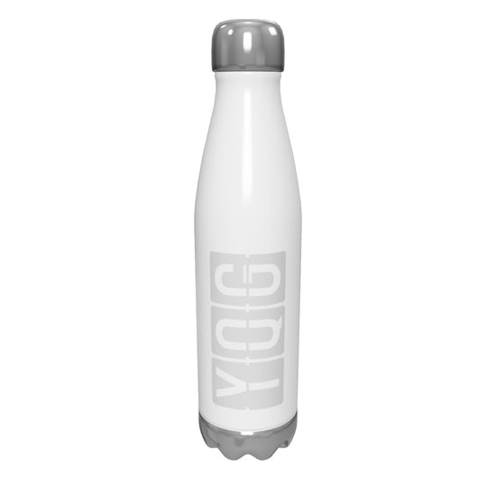 yqg-windsor-airport-code-water-bottle-with-split-flap-display-design-in-grey