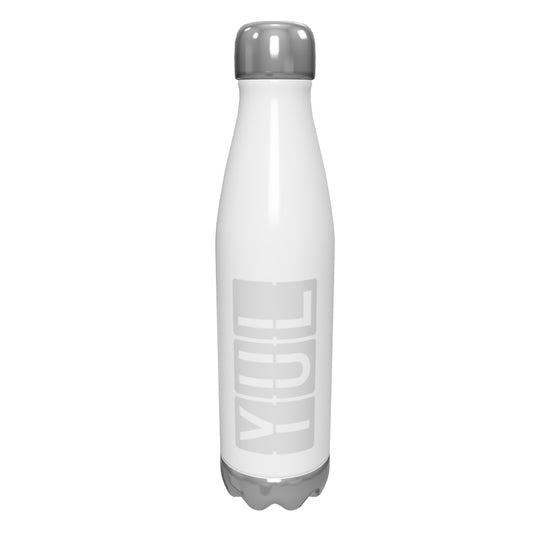 yul-montreal-airport-code-water-bottle-with-split-flap-display-design-in-grey