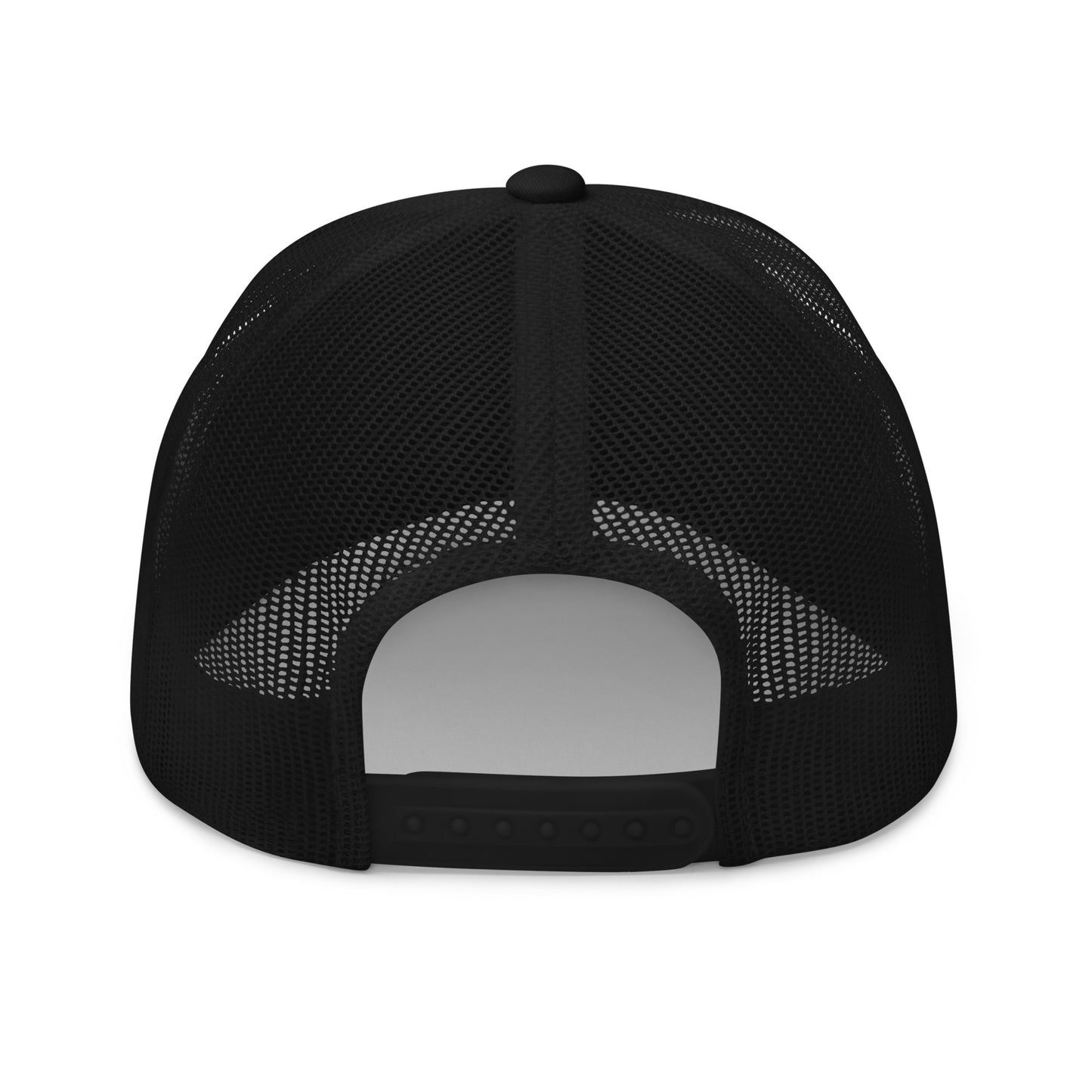 Roundel Trucker Hat - Black & White • YYT St. John's • YHM Designs - Image 07
